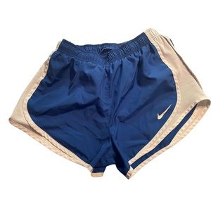 Nike Dri-Fit Blue/White Athletic Shorts Sz S